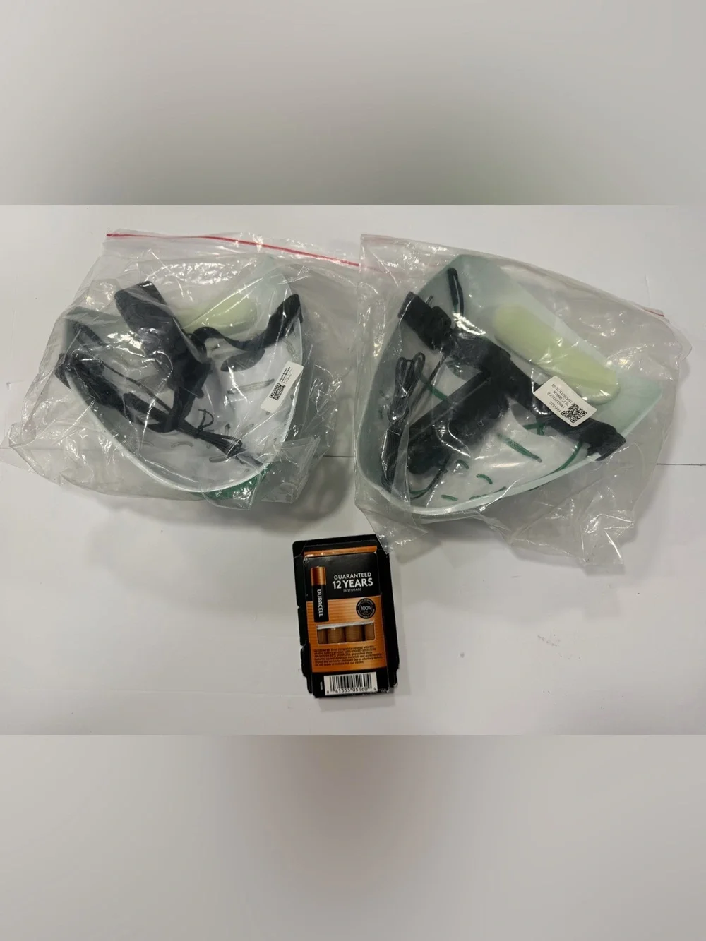Green LED Halloween The Purge Masks with AA Batteries